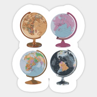 Globe Collection Sticker